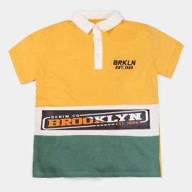 BRKLN Boys Yellow T-Shirts