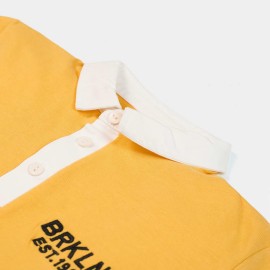 BRKLN Boys Yellow T-Shirts
