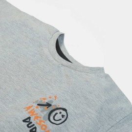 Awesome Dude Boys Light Gray T-Shirts