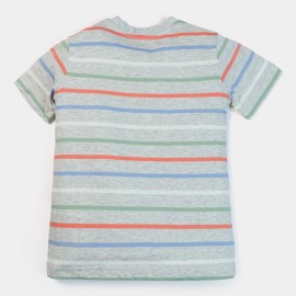 Sports Bike Boys Light Gray T-Shirts