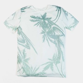 Coconut Tree Boys White T-Shirts