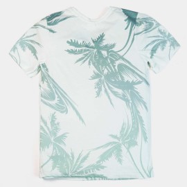 Coconut Tree Boys White T-Shirts