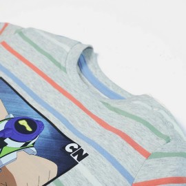 Ben 10 Boys Gray Lining T-Shirts