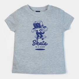 Skate is a Game Girls Gray T-Shirts