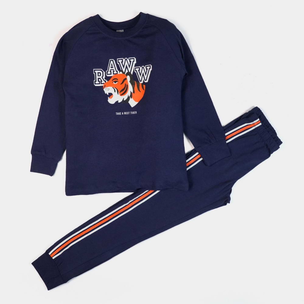 RAWW Boys Navy blue Night Suits