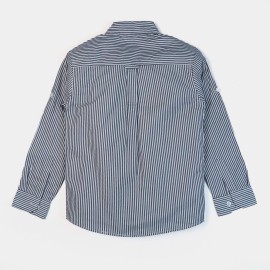 Casual Shirts Boys Black & White Lining Casual Shirts