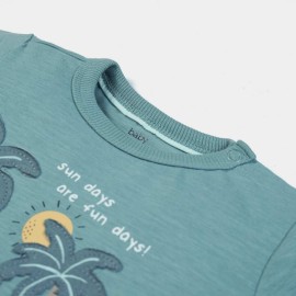 Sun Days Fun Days Infant Light Green T-Shirts
