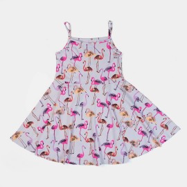 Flamingo Girls Pink Frock and Dresses