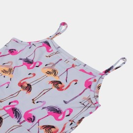 Flamingo Girls Pink Frock and Dresses