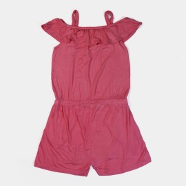 Neck Frock Girls Pink Frock and Dresses