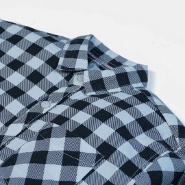 Cotton Boys Black & White Check Casual Shirts