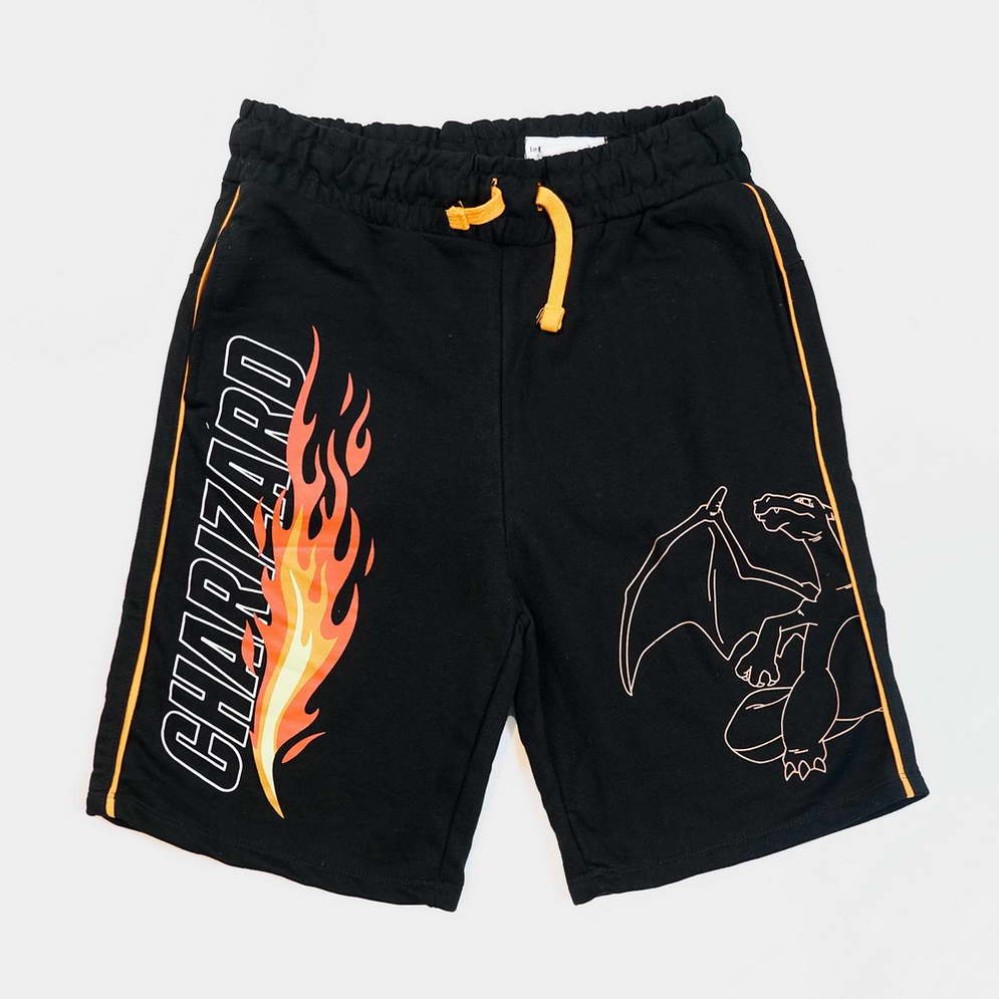 Charizard Boys Black Shorts