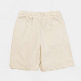 Straight Pockets Off White Shorts