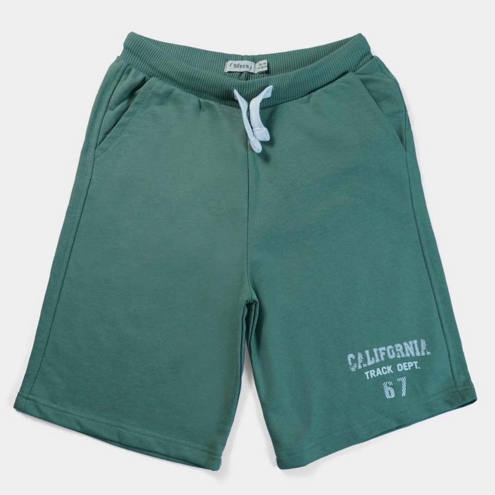 Pull On Boys Light Green Shorts