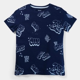 Tack it Easy Boy Navy blue T-Shirts