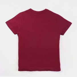 Ride & Vibe Boys Maroon T-Shirts