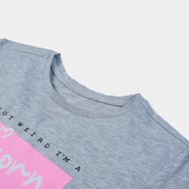 I am a Unicon Girls Light Gray T-Shirts