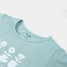 Better Together Girls Light Green T-Shirts