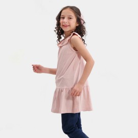 Neck Frock Girls Light Pink Frock and Dresses