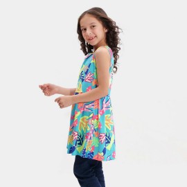 Flowers Girls Multi Printed Frock and Dresses