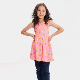 Pineapple Girls Pink Frock and Dresses