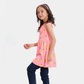Pineapple Girls Pink Frock and Dresses