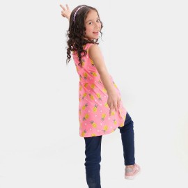 Pineapple Girls Pink Frock and Dresses