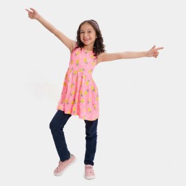 Pineapple Girls Pink Frock and Dresses