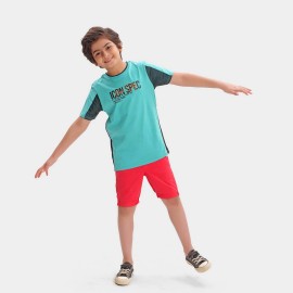 Icon Spec Boys Light Green T-Shirts