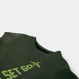 Gets Set Go Boys Green T-Shirts