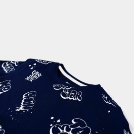 Tack it Easy Boy Navy blue T-Shirts