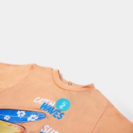 Skate Bord 2pcs Orange & Blue Rompers and Body suits