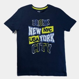 Bronx NYC Boys Navy blue T-Shirts