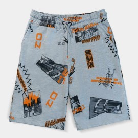 Pull On Boys Gray Shorts