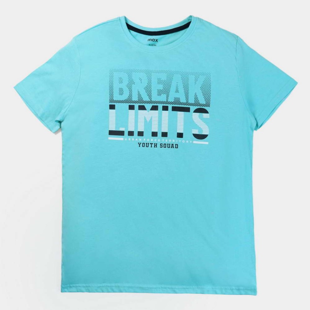 Break Limit Boys Light Blue T-Shirts