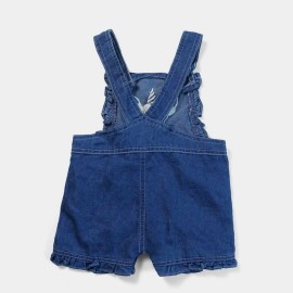 So Nice Hearts Infants & Girls Navy blue Dungarees