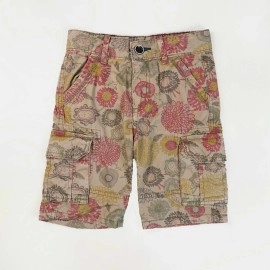 6 Pockets Infant & Boys Floral Brown Shorts