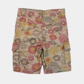 6 Pockets Infant & Boys Floral Brown Shorts