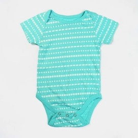 Shapes Infants Light Blue Rompers and Body suits