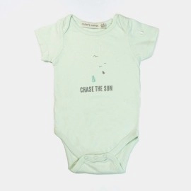 Chase The Sun Infants Light Green Rompers and Body suits