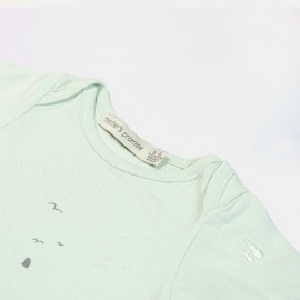 Chase The Sun Infants Light Green Rompers and Body suits