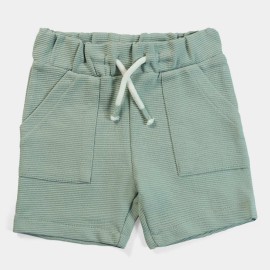 2 Pockets Infants & Boys Light Green Shorts