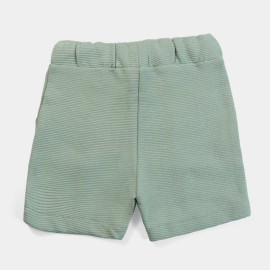 2 Pockets Infants & Boys Light Green Shorts