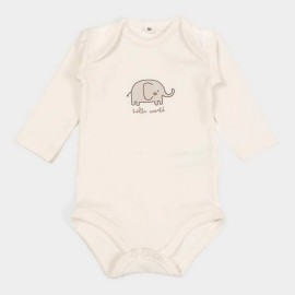 Elephant Infants off white 3pcs Rompers and Body suits