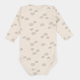 Small Elephant Infants off white 3pcs Rompers and Body suits