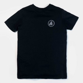 A Logo  Boys Black T-Shirts