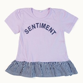 Sentiment Girls Purple Frock and Dresses
