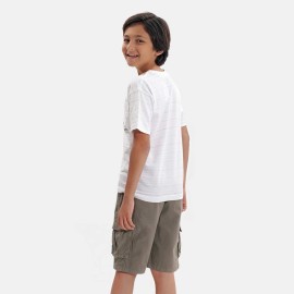 Too Cool Boys Off White T-Shirts