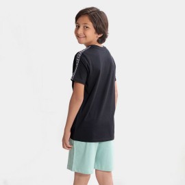Golf Logo Boys Black T-Shirts