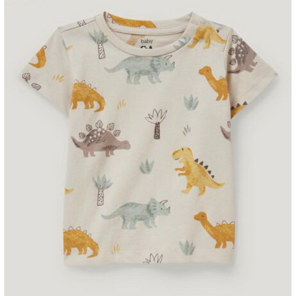 Dinos Infants Off White T-Shirts